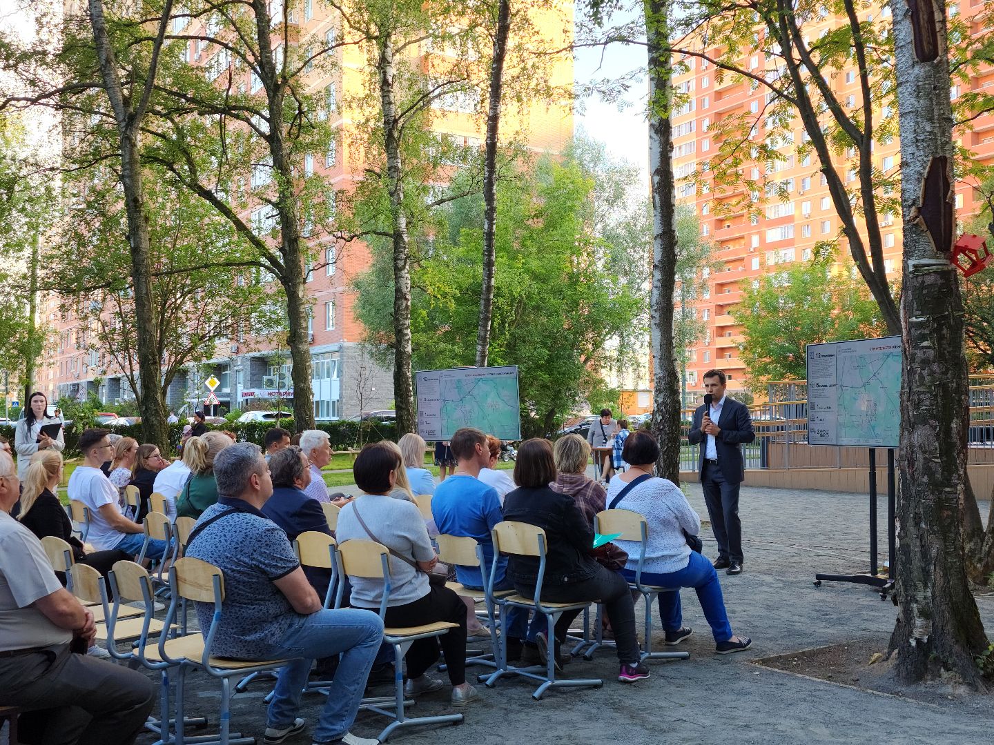 выездная администрация, видновский лесопарк, лесопарк высота, видное, ольховая, ленинский округ, встреча с жителями, станислав каторов,
