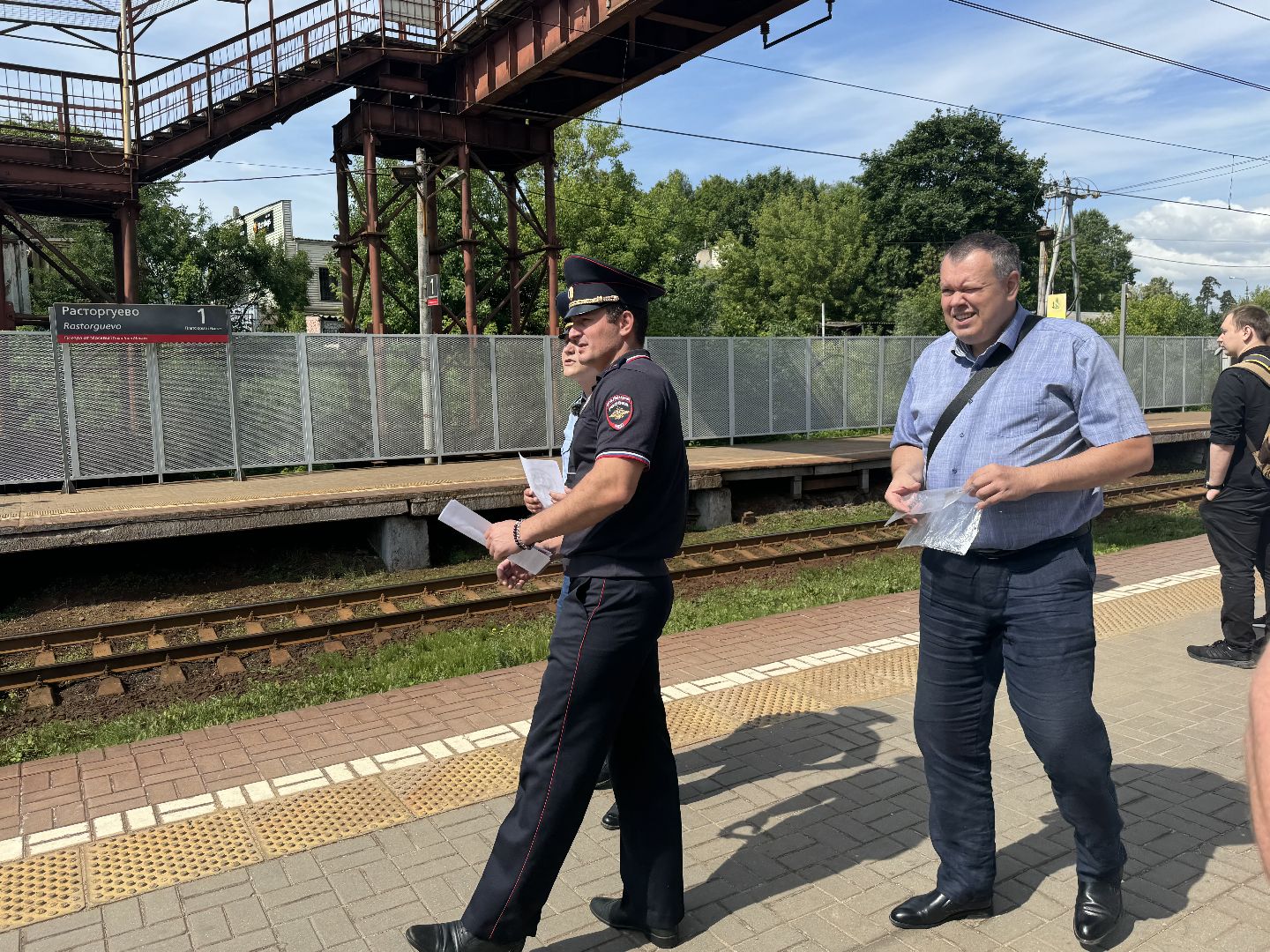 Безопасность на железнодорожной инфраструктуре, ЖД Расторгуево, жд пути, Ленинский городской округ, рейд безопасности,