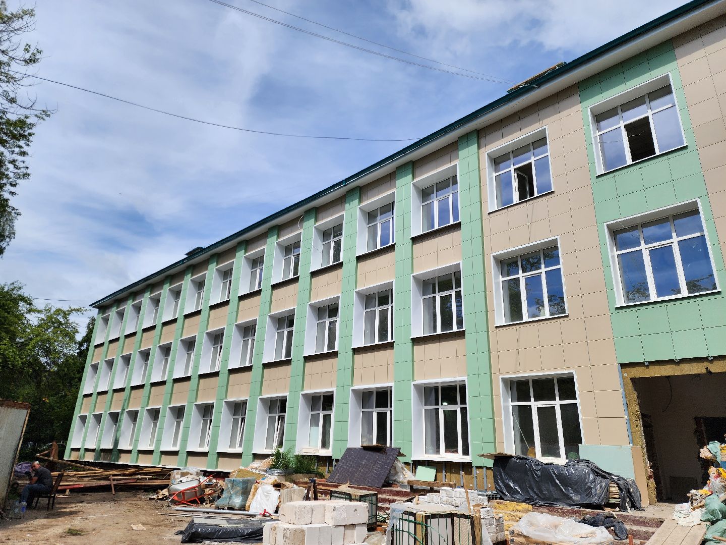 ногинск, ремонт, общество, жители, ремонт школы, строительство, благоустройство,