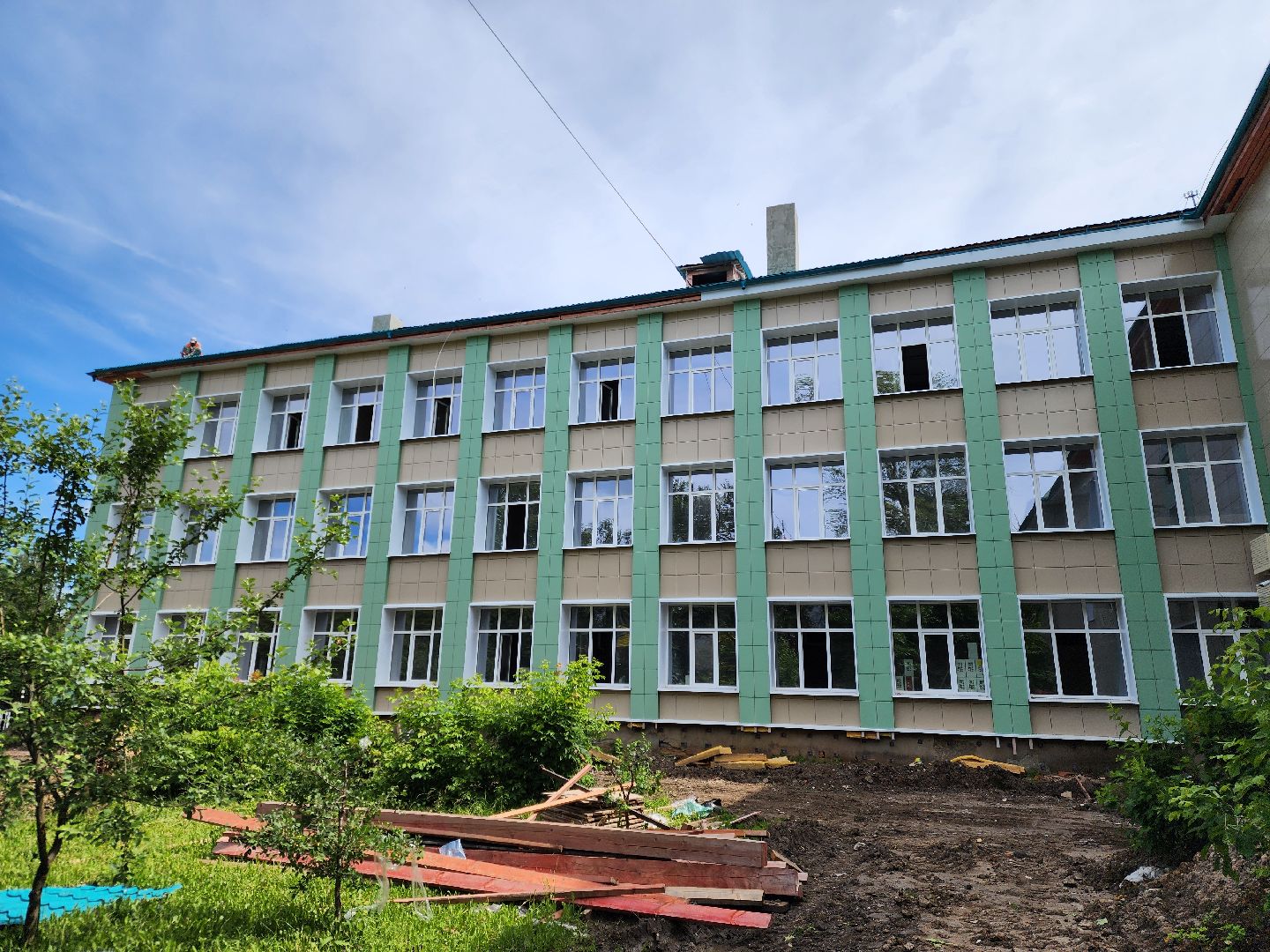 ногинск, ремонт, общество, жители, ремонт школы, строительство, благоустройство,