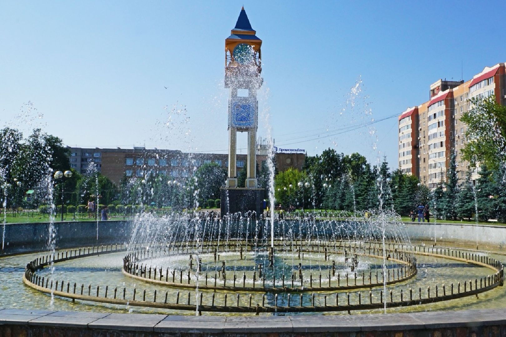 Подольск, фонтаны, благоустройство