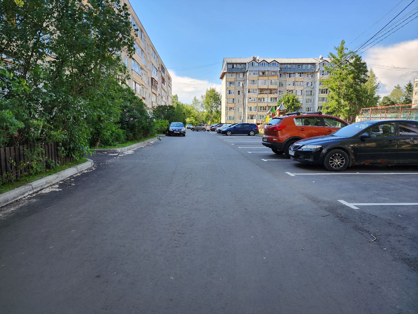 раменское, благоустройство, ремонт внутриквартальных дорог, поселок Ильинский улица Октябрьская,