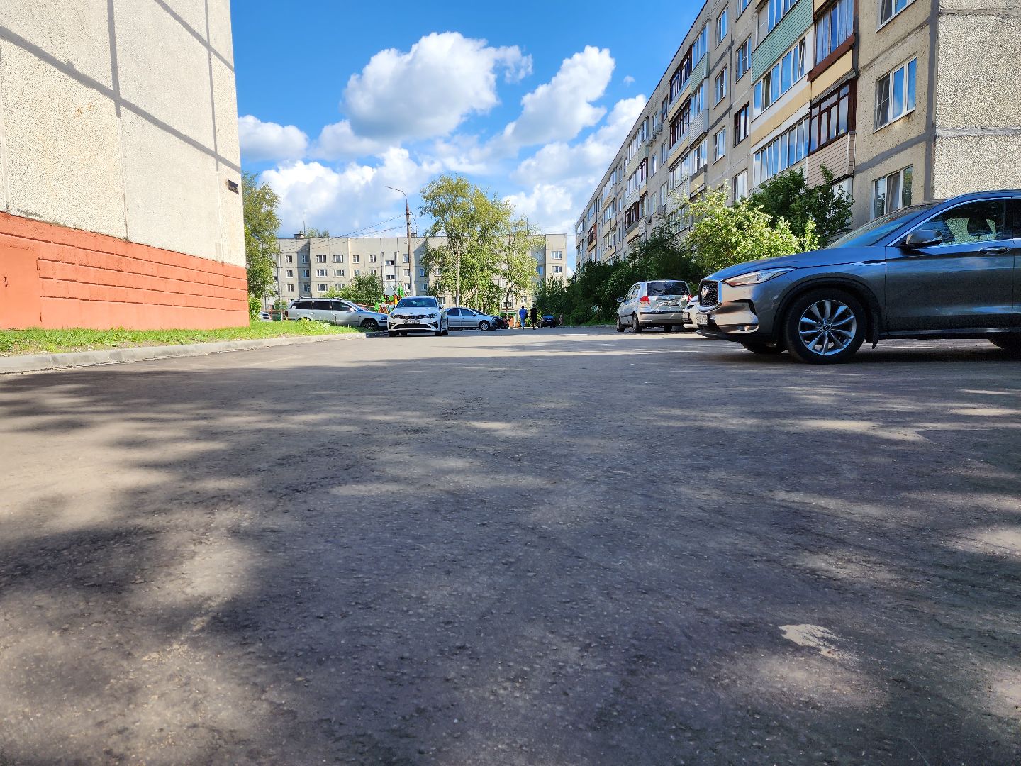 раменское, благоустройство, ремонт внутриквартальных дорог, поселок Ильинский улица Октябрьская,