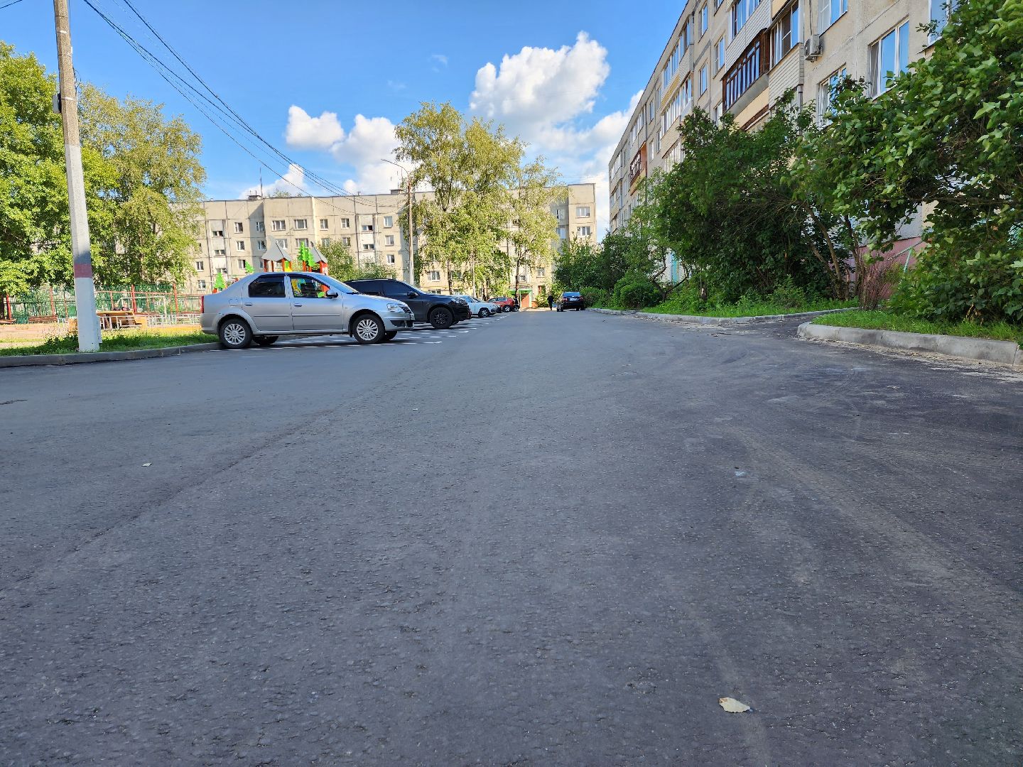 раменское, благоустройство, ремонт внутриквартальных дорог, поселок Ильинский улица Октябрьская,