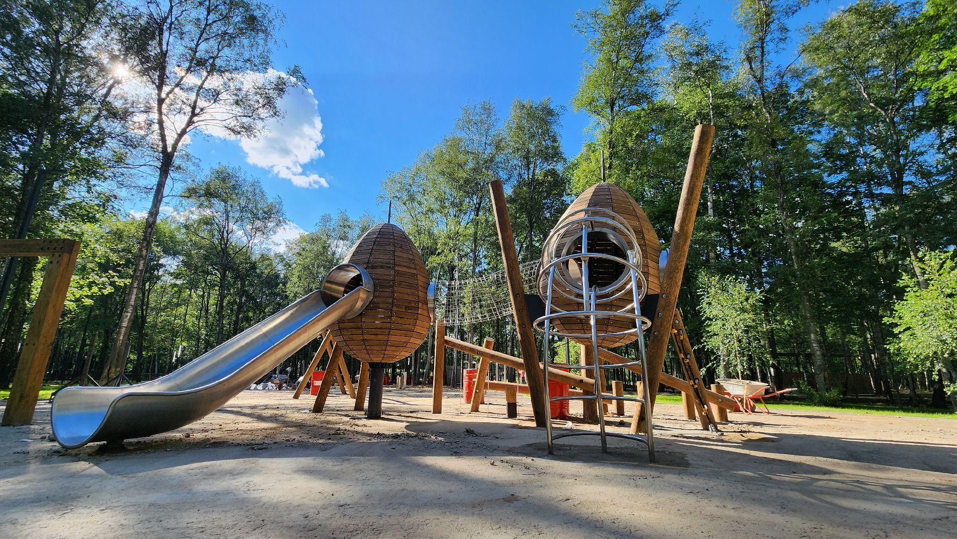 детская площадка, Парк, Лобня,