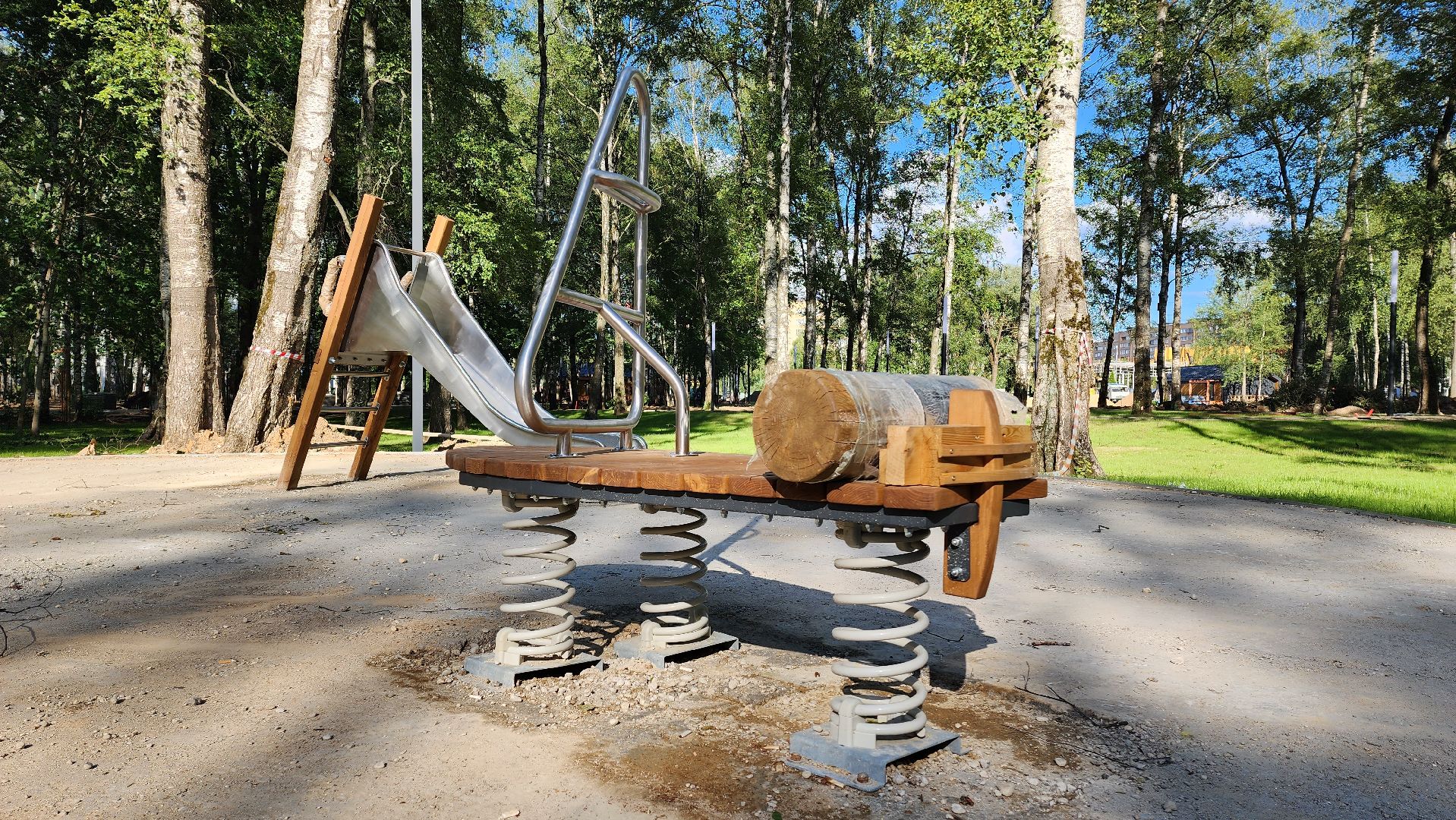 детская площадка, Парк, Лобня,