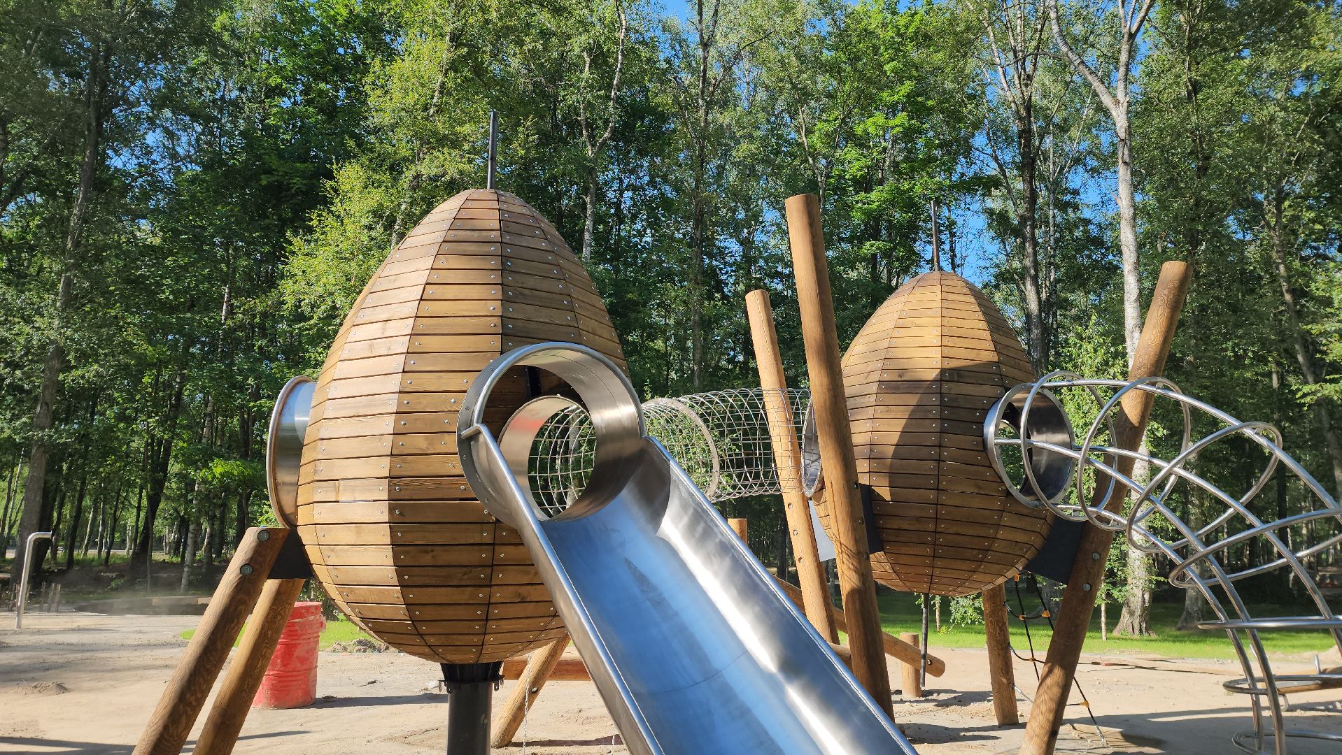 детская площадка, Парк, Лобня,