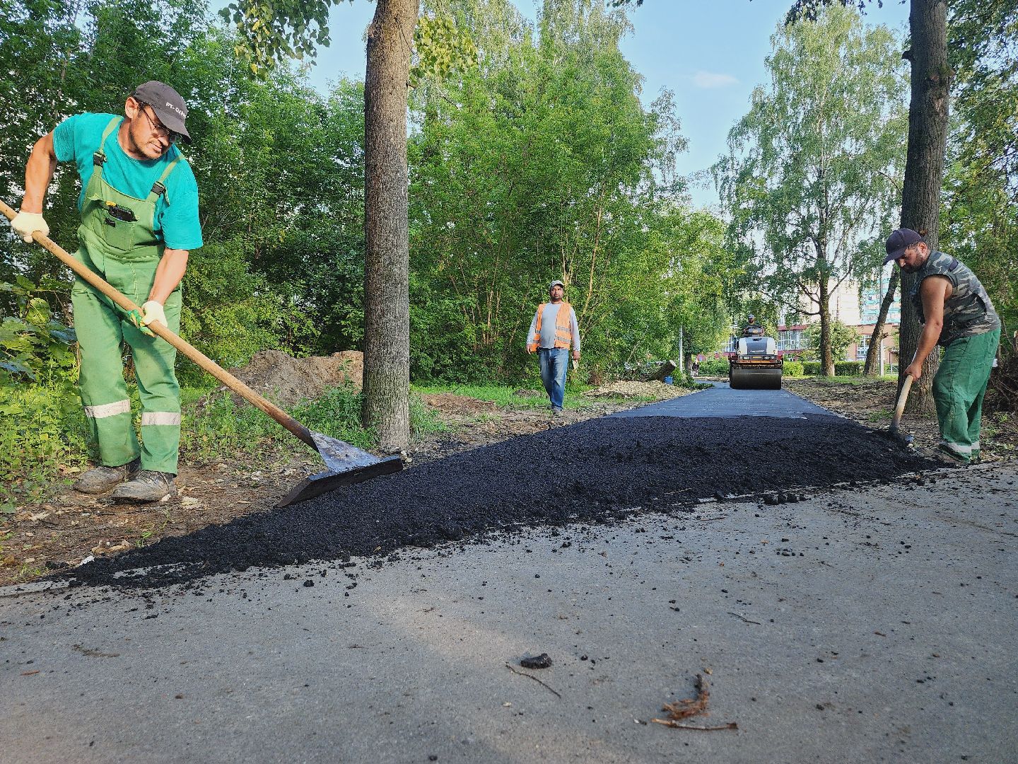 Егорьевск, Народная тропа, Дорожка, Асфальт, Подмосковье, Московская область,