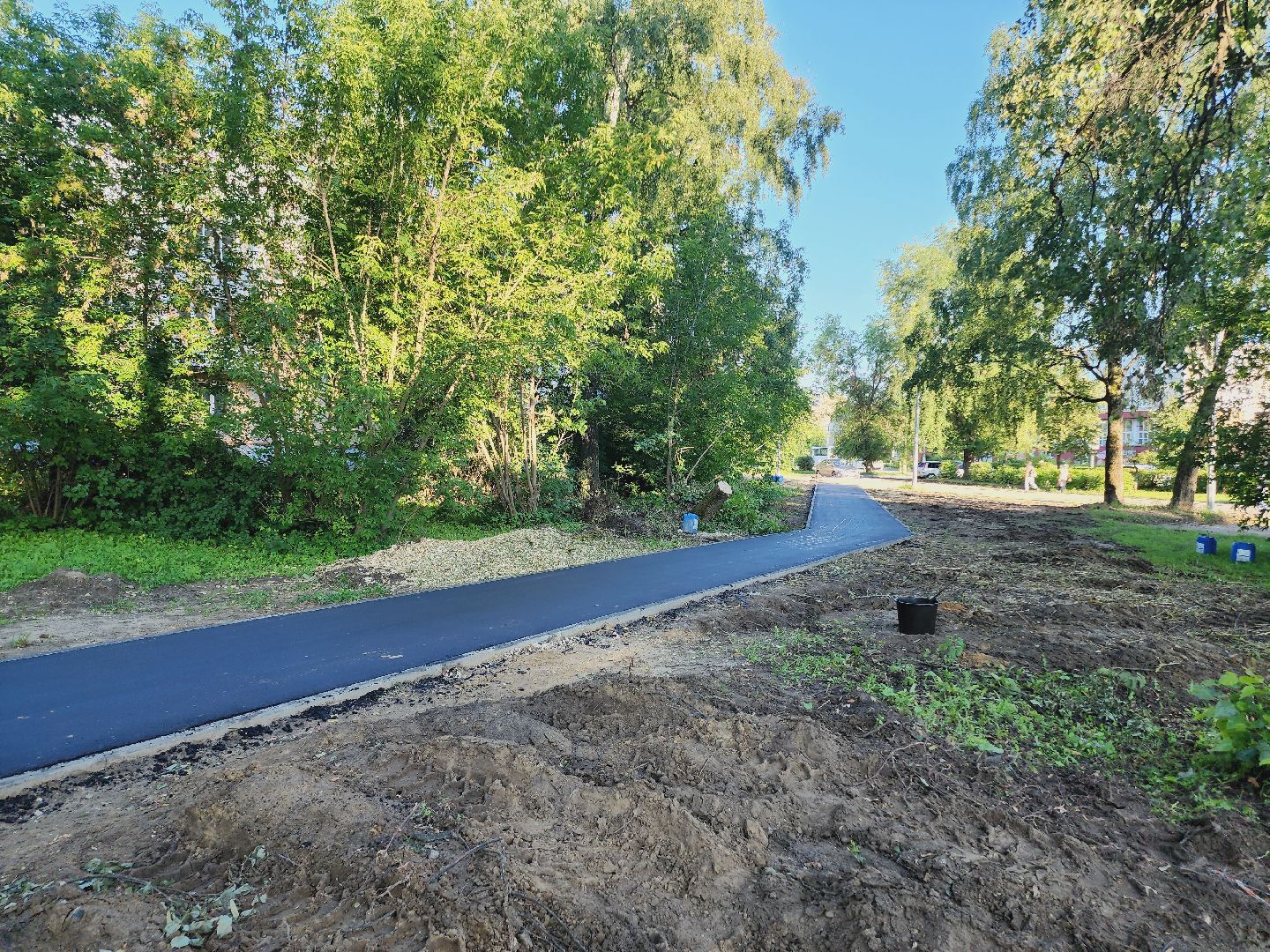 Егорьевск, Народная тропа, Дорожка, Асфальт, Подмосковье, Московская область,