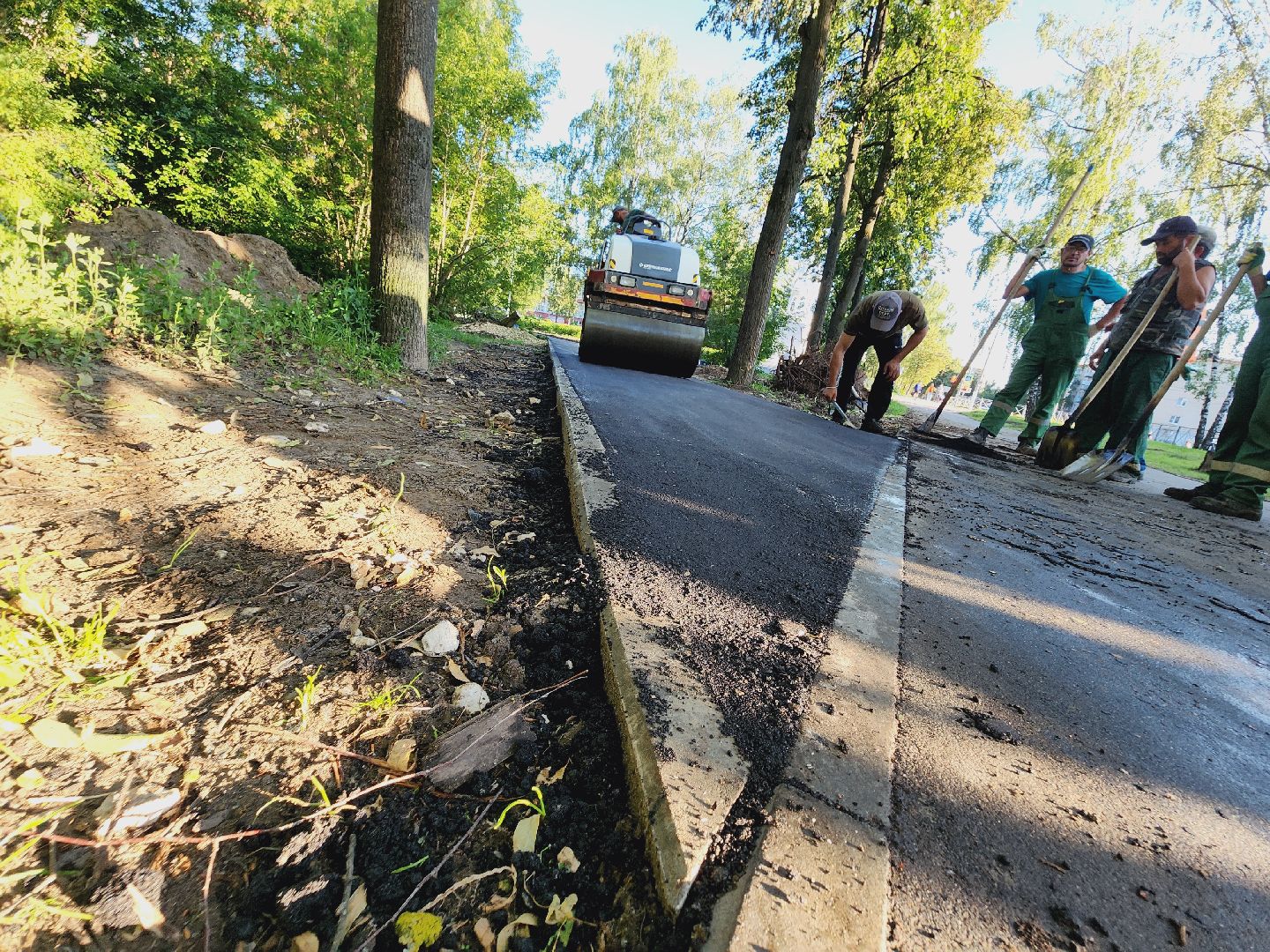 Егорьевск, Народная тропа, Дорожка, Асфальт, Подмосковье, Московская область,