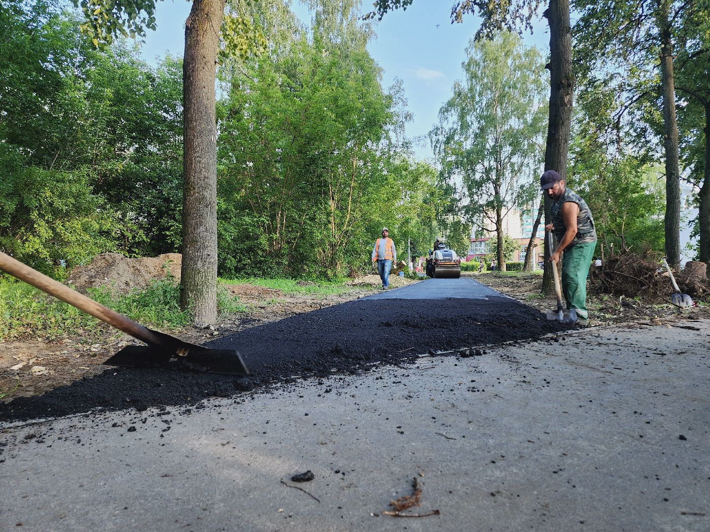 Егорьевск, Народная тропа, Дорожка, Асфальт, Подмосковье, Московская область,
