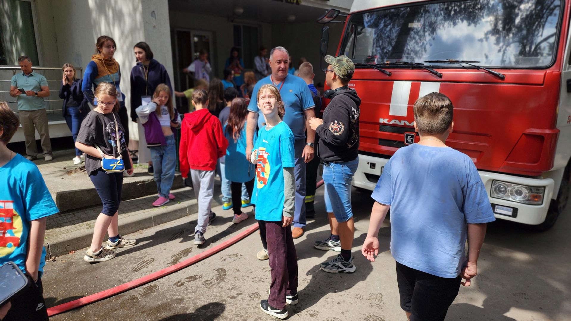 летний лагерь, каникулы, пожарная безопасность, МЧС, Домодедово, профилактика пожаров,