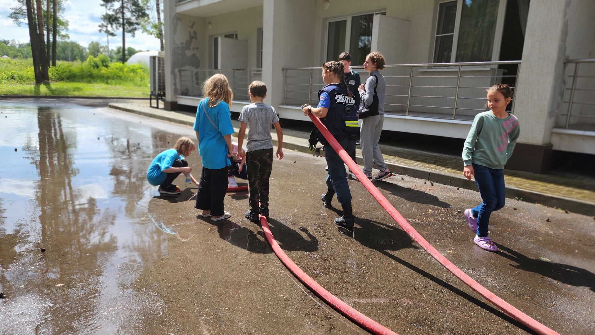 летний лагерь, каникулы, пожарная безопасность, МЧС, Домодедово, профилактика пожаров,