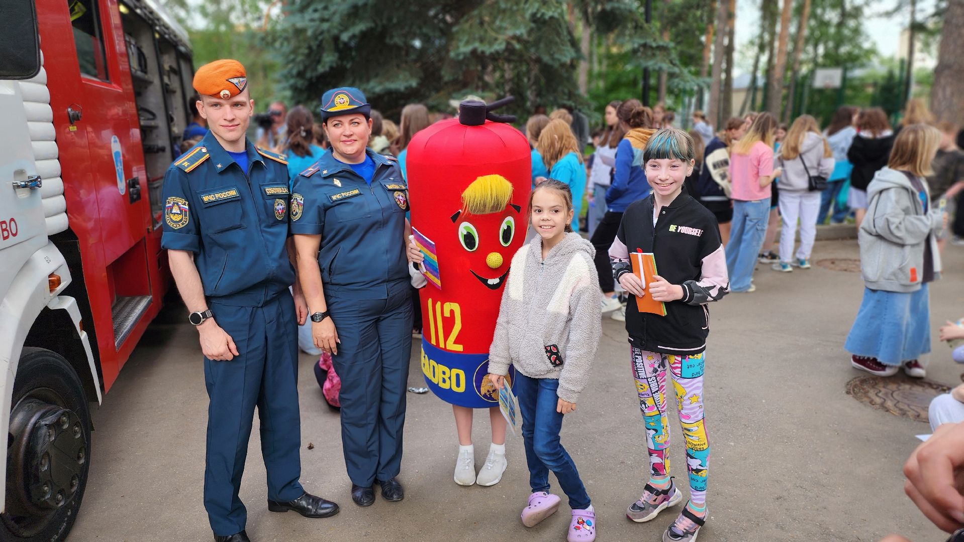 летний лагерь, каникулы, пожарная безопасность, МЧС, Домодедово, профилактика пожаров,