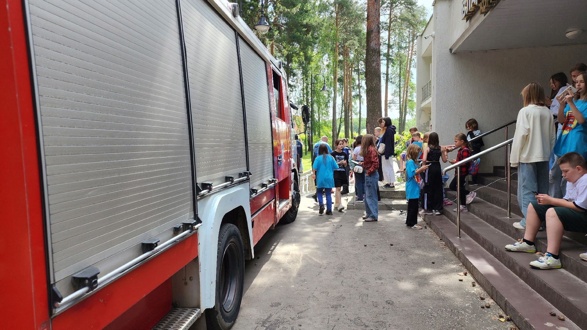 летний лагерь, каникулы, пожарная безопасность, МЧС, Домодедово, профилактика пожаров,