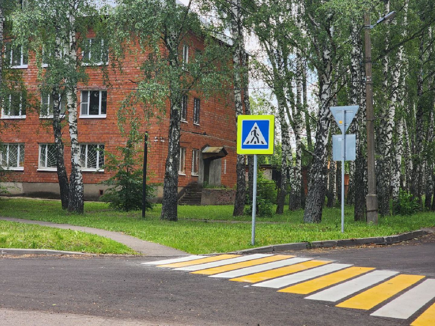 пущино, серпухов, дороги, пешеходная разметка, пешеходные переходы,