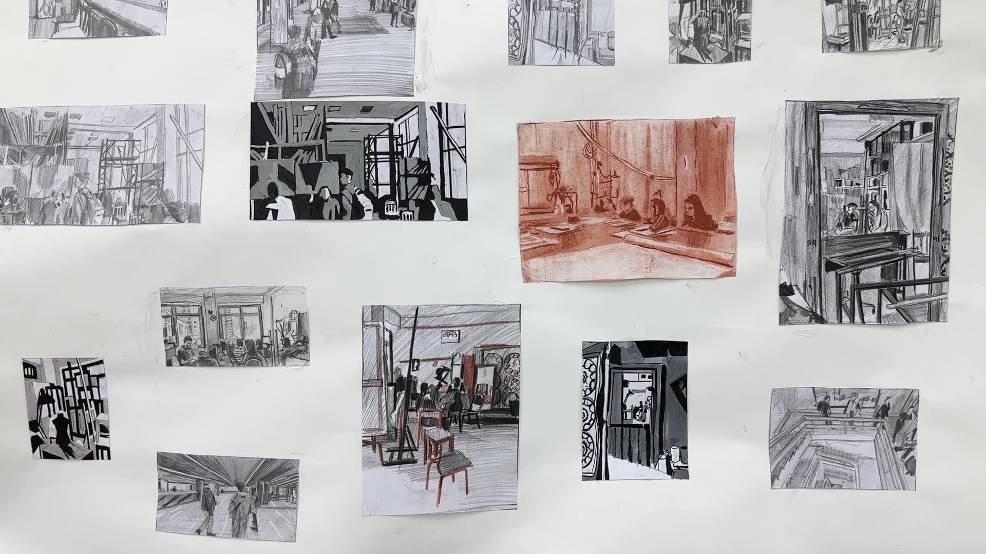 Реутов, библиотека, художник, картины, выставка, акварель, карандаш,