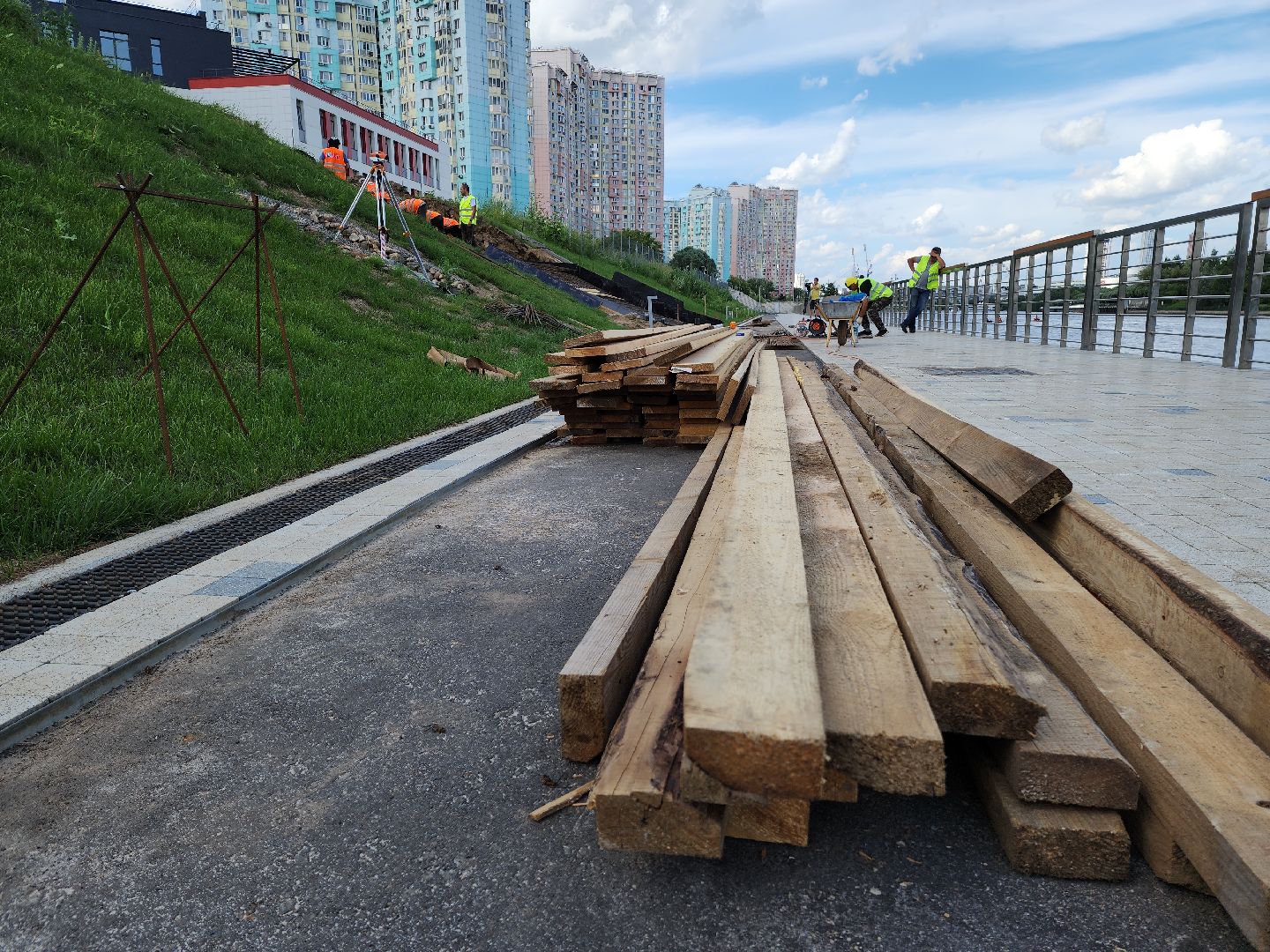 набережная, красногорск, павшинская пойма,