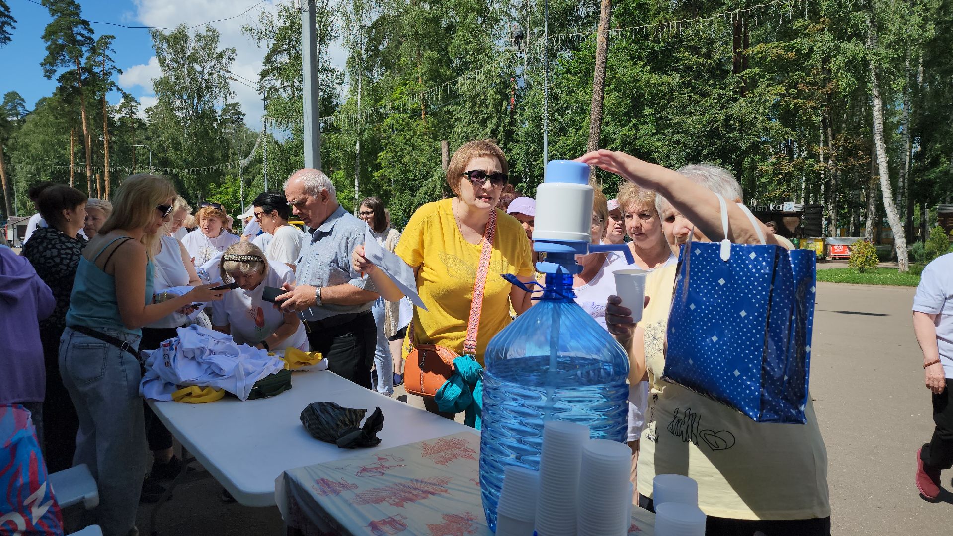 Активное долголетие, Зарядка долголетов, Центральный парк, Ногинск, Богородский городской округ,