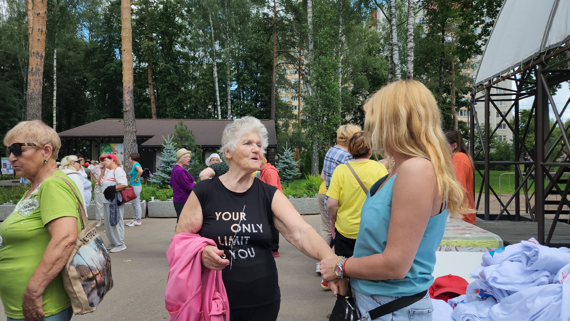 Активное долголетие, Зарядка долголетов, Центральный парк, Ногинск, Богородский городской округ,
