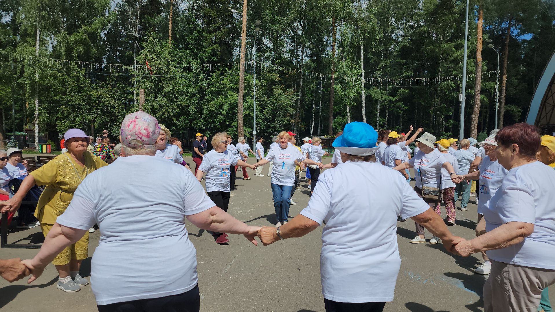 Активное долголетие, Зарядка долголетов, Центральный парк, Ногинск, Богородский городской округ,