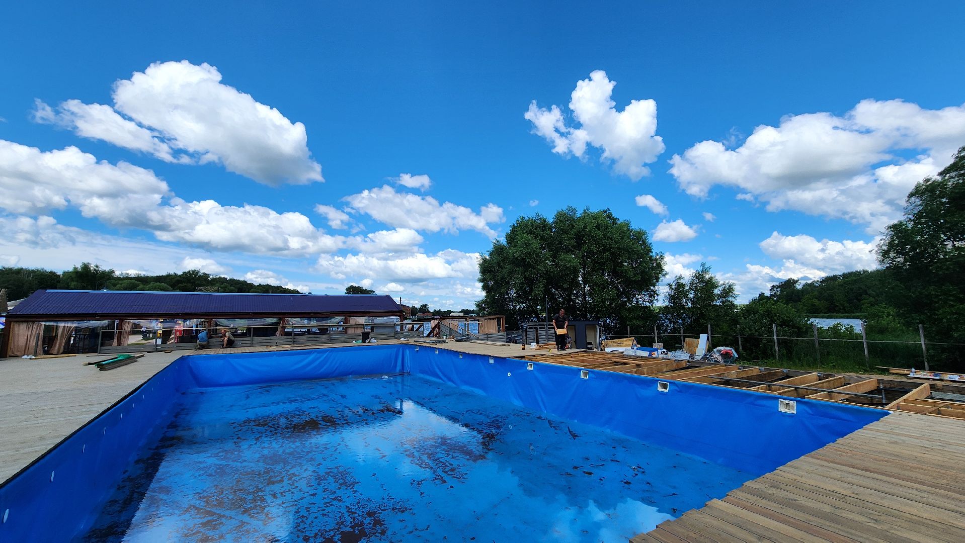 Солнечногорск, озеро сенеж, туризм, бассейн, пляжная зона,