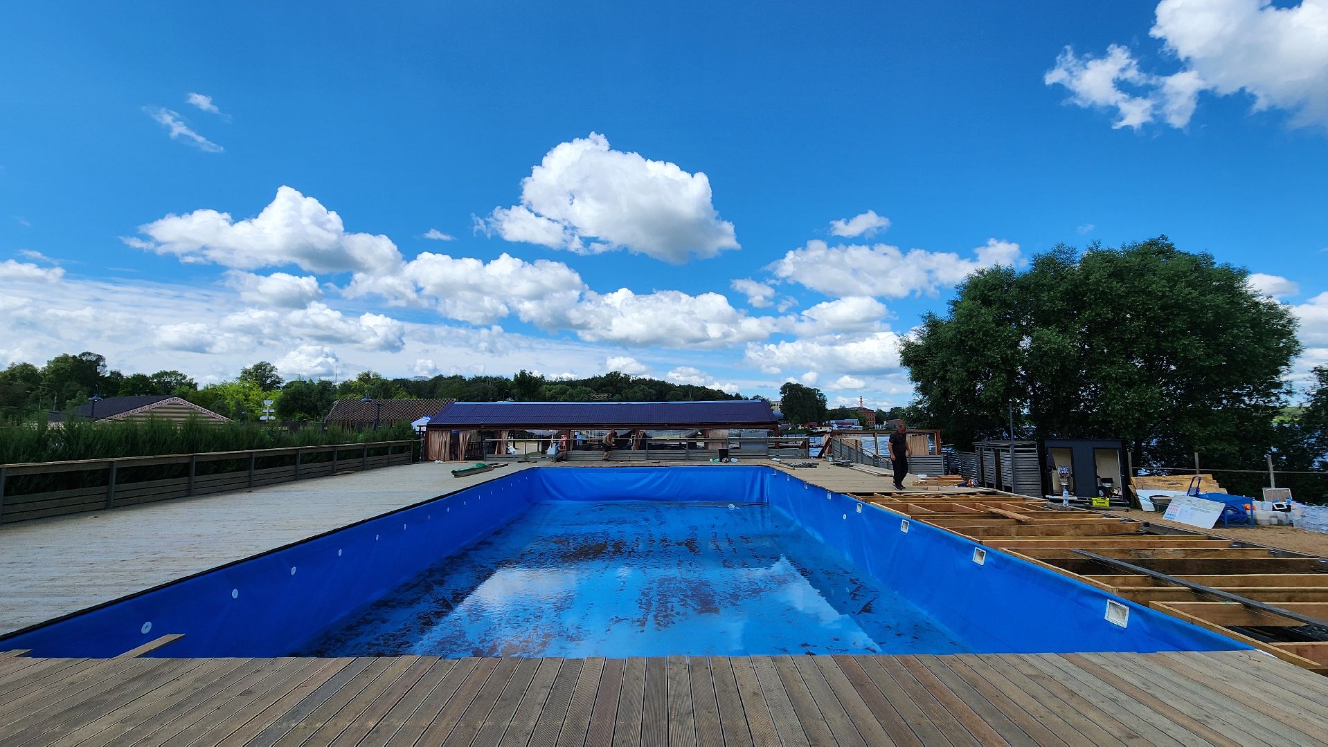 Солнечногорск, озеро сенеж, туризм, бассейн, пляжная зона,