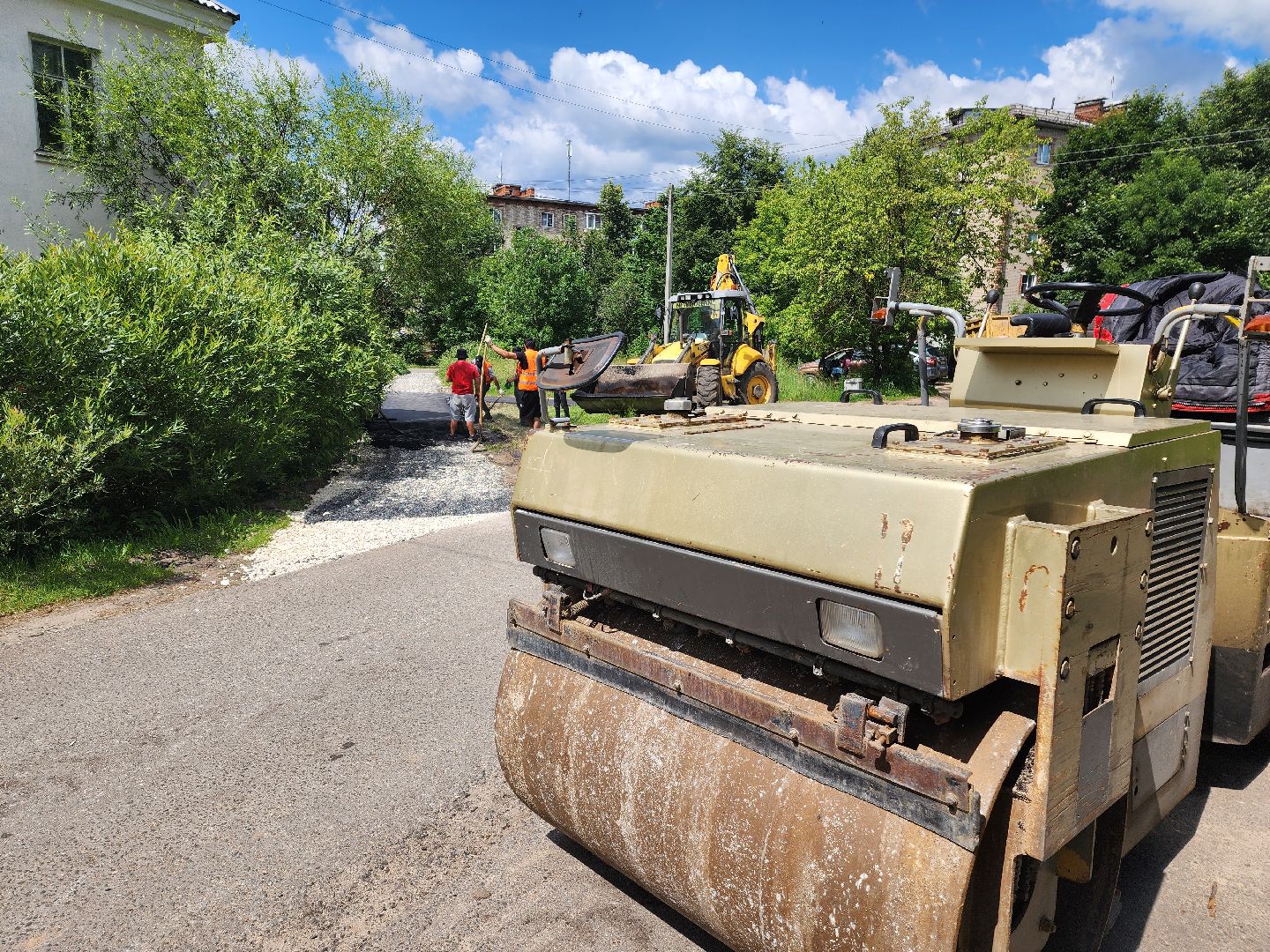 красноармейск, г.о. пушкинский, ремонт тротуаров, комплексное благоустройство,