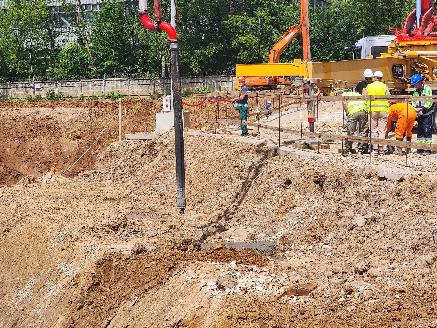 комплексное благоустройство, Стоитество жк, мытищи,