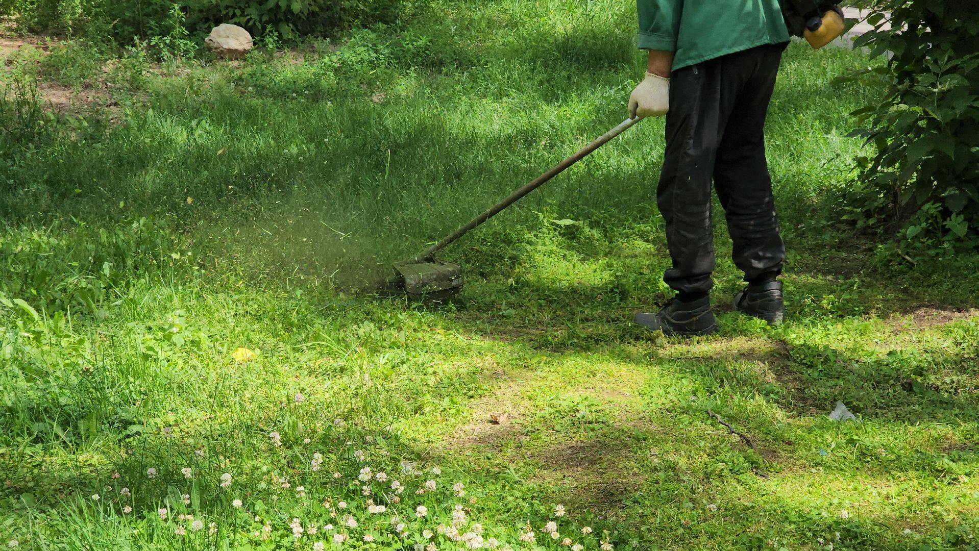 покос травы, управляющая компания, благоустройство,