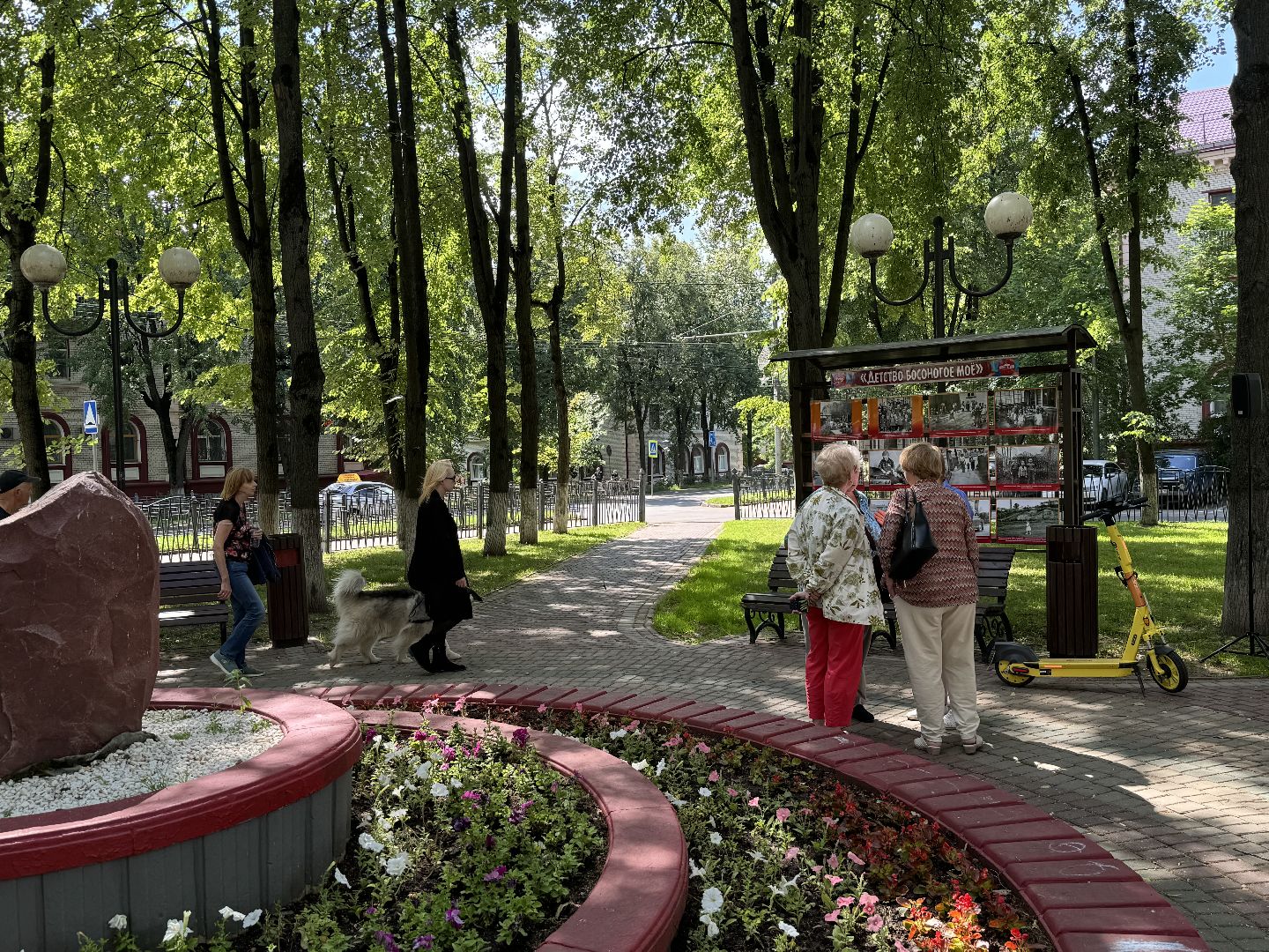 Выставка, Сквер Юность, Город Видное, Фотографии, Экспозиция,