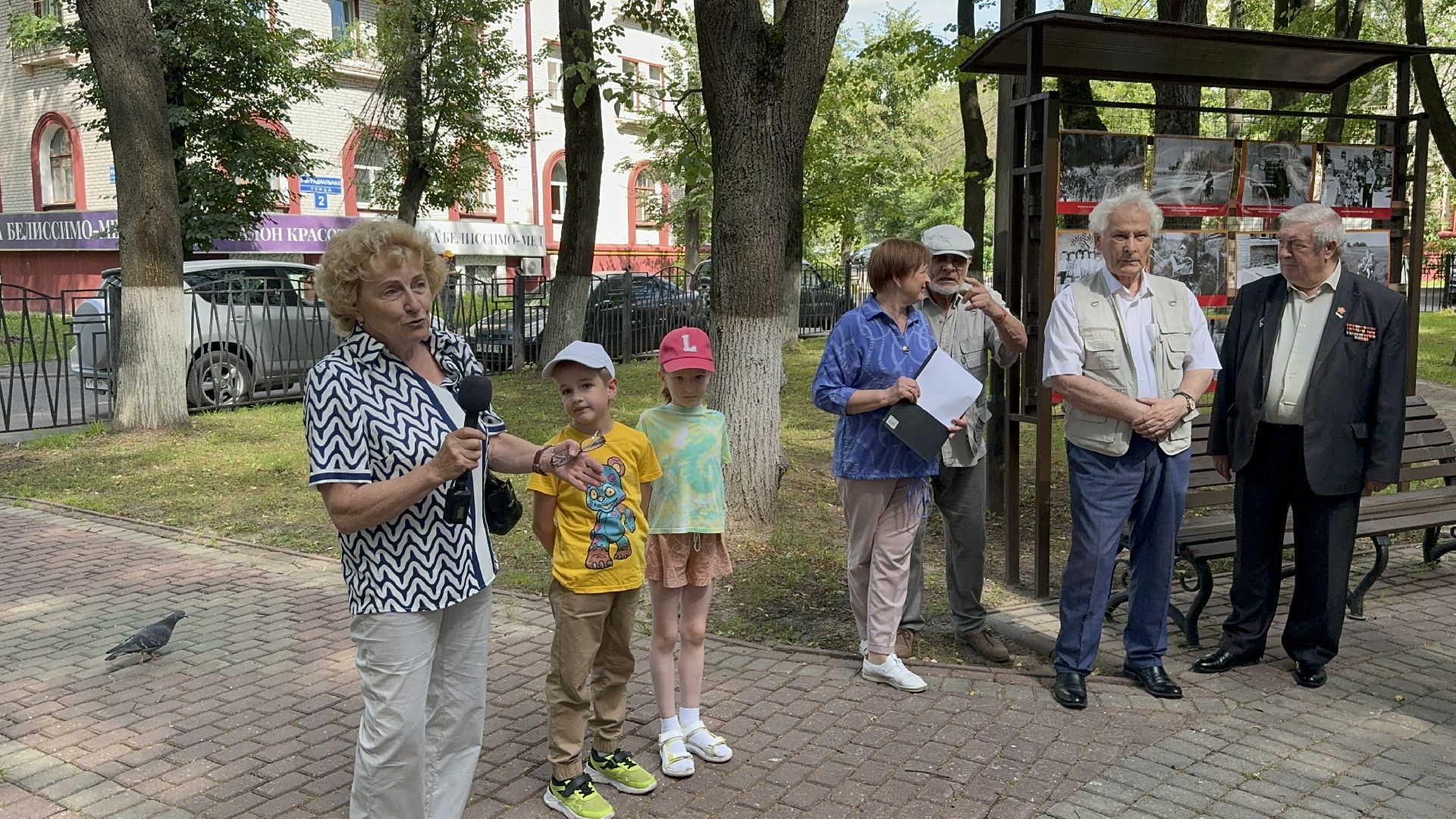 Выставка, Сквер Юность, Город Видное, Фотографии, Экспозиция,