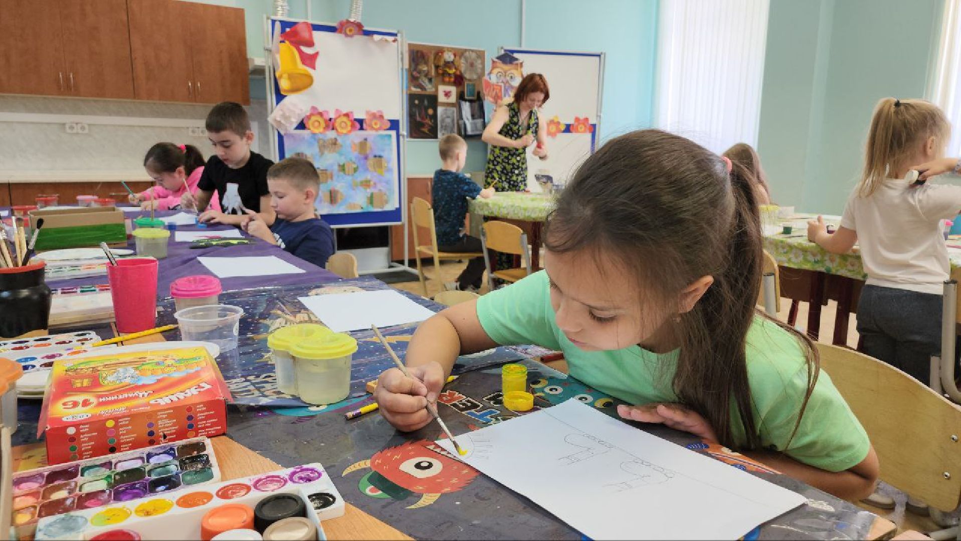 Люберцы, школьный лагерь, дети,