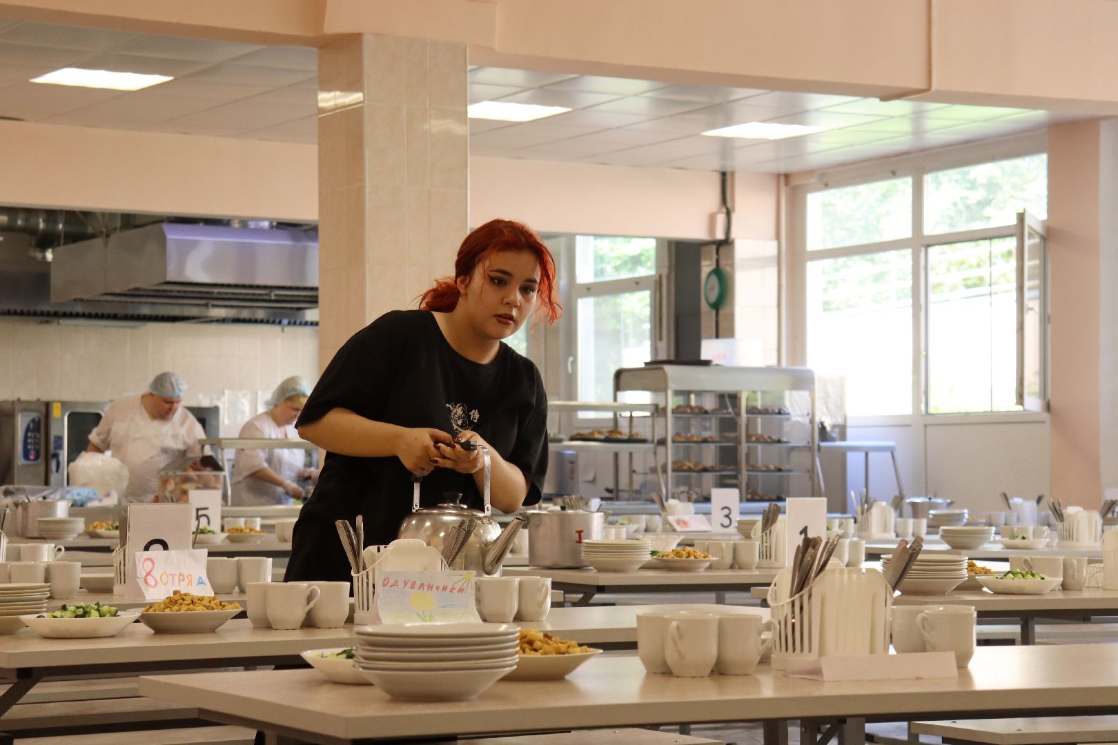 Ольга Мохова, андроник пак, лагерь литвиново, дзержинский, дети, питание,