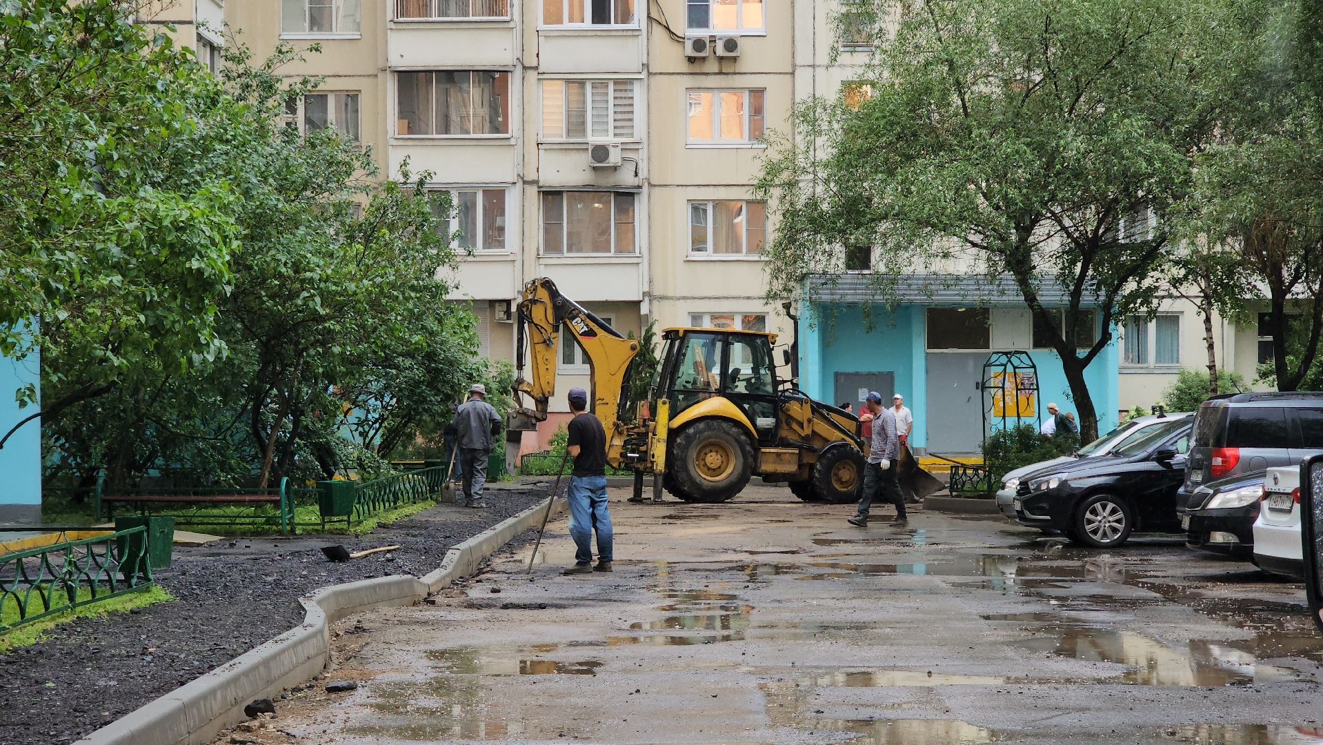 благоустройство дворовой территории, модернизация детской площадки, благоустройство, котельники, белая дача,