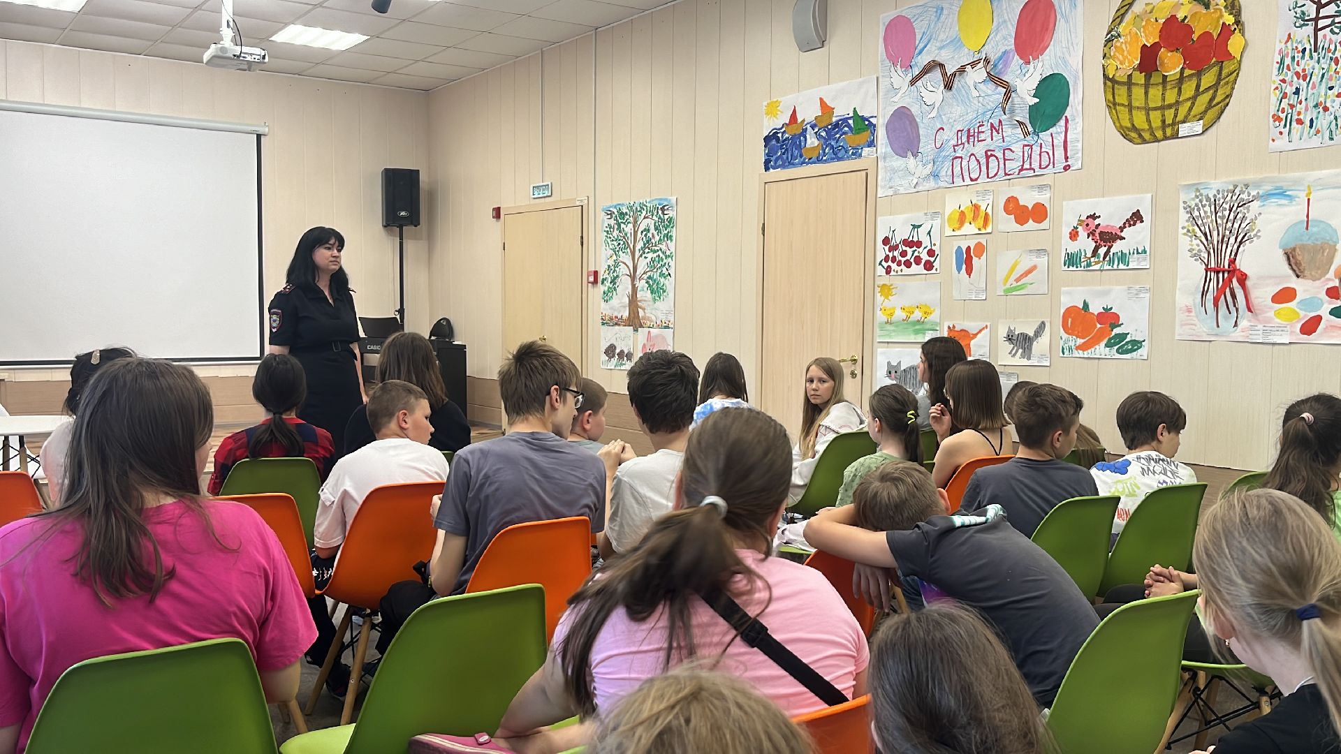 дети, школьники, гибдд, инспектор гибдд, беседа, урок, пдд, правила дорожного движения,