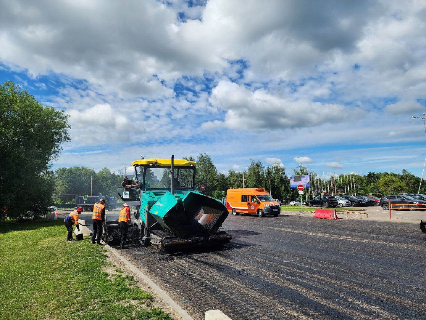 чехов, дороги, ремонт, асфальтирование дорог, дорожное покрытие,