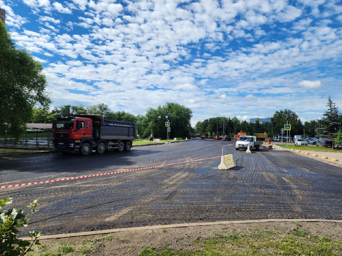 чехов, дороги, ремонт, асфальтирование дорог, дорожное покрытие,
