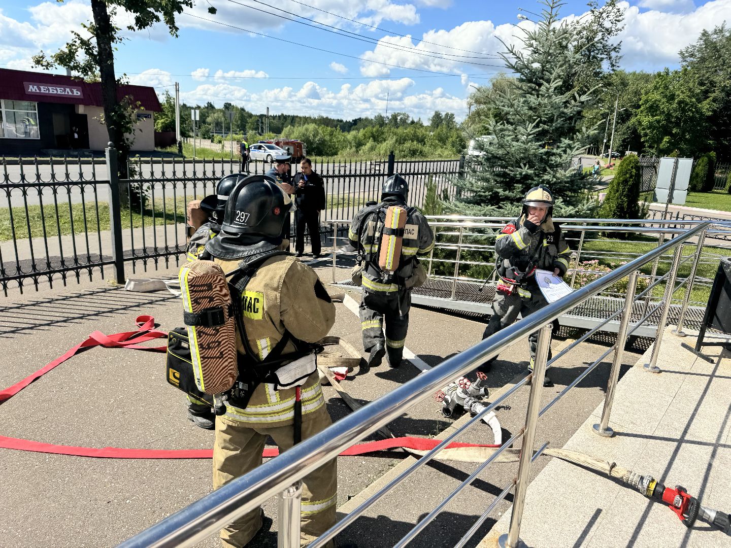 шаховская, учения, мособлпожспас, безопасность,