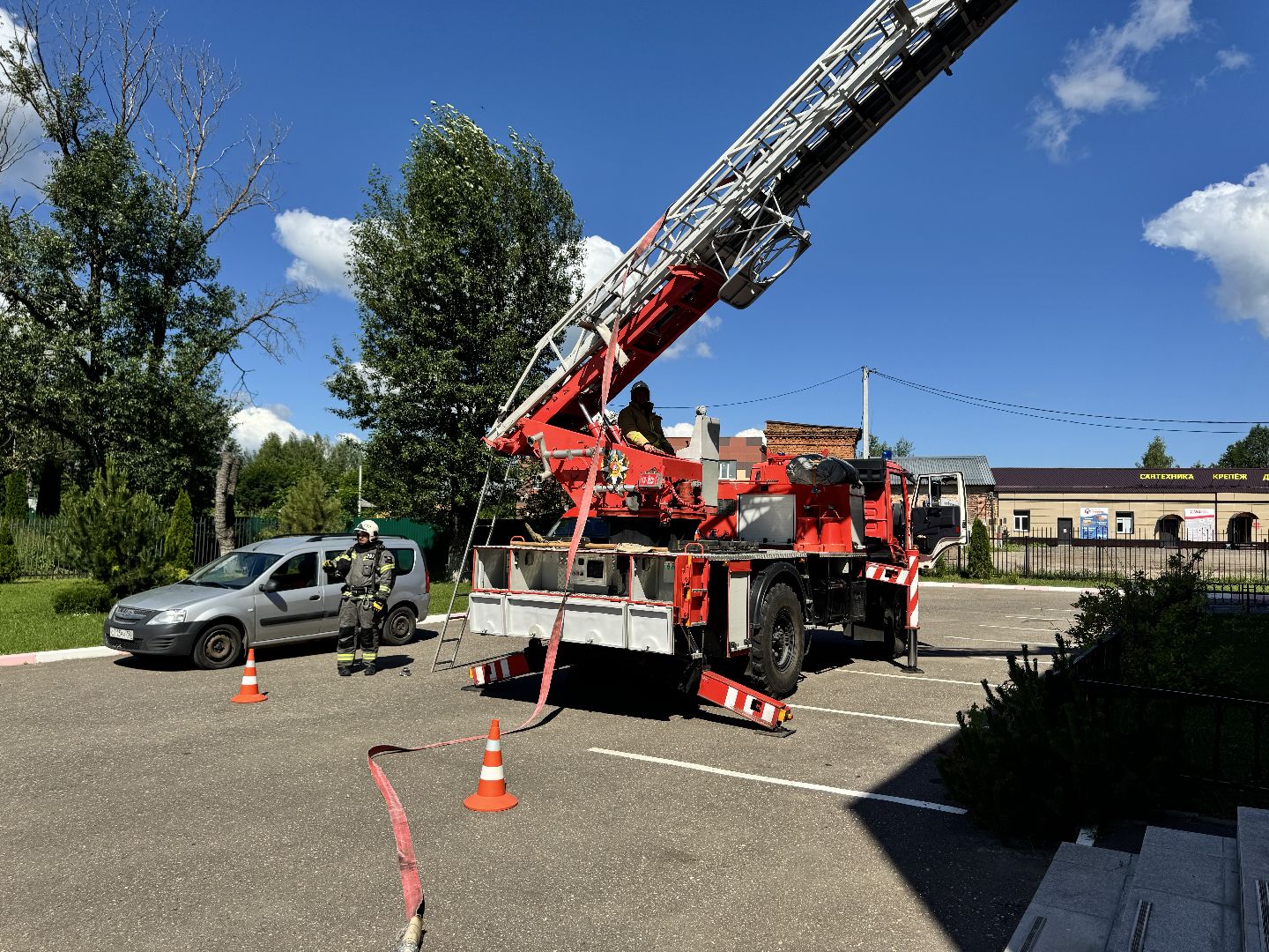 шаховская, учения, мособлпожспас, безопасность,