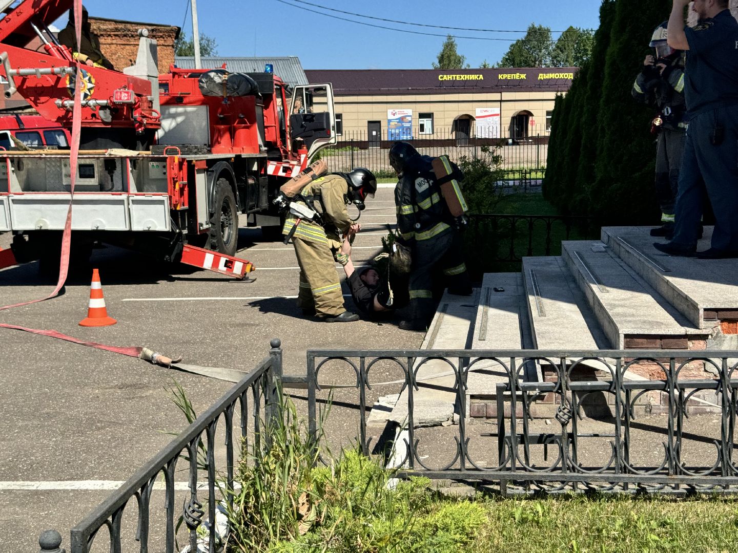 шаховская, учения, мособлпожспас, безопасность,