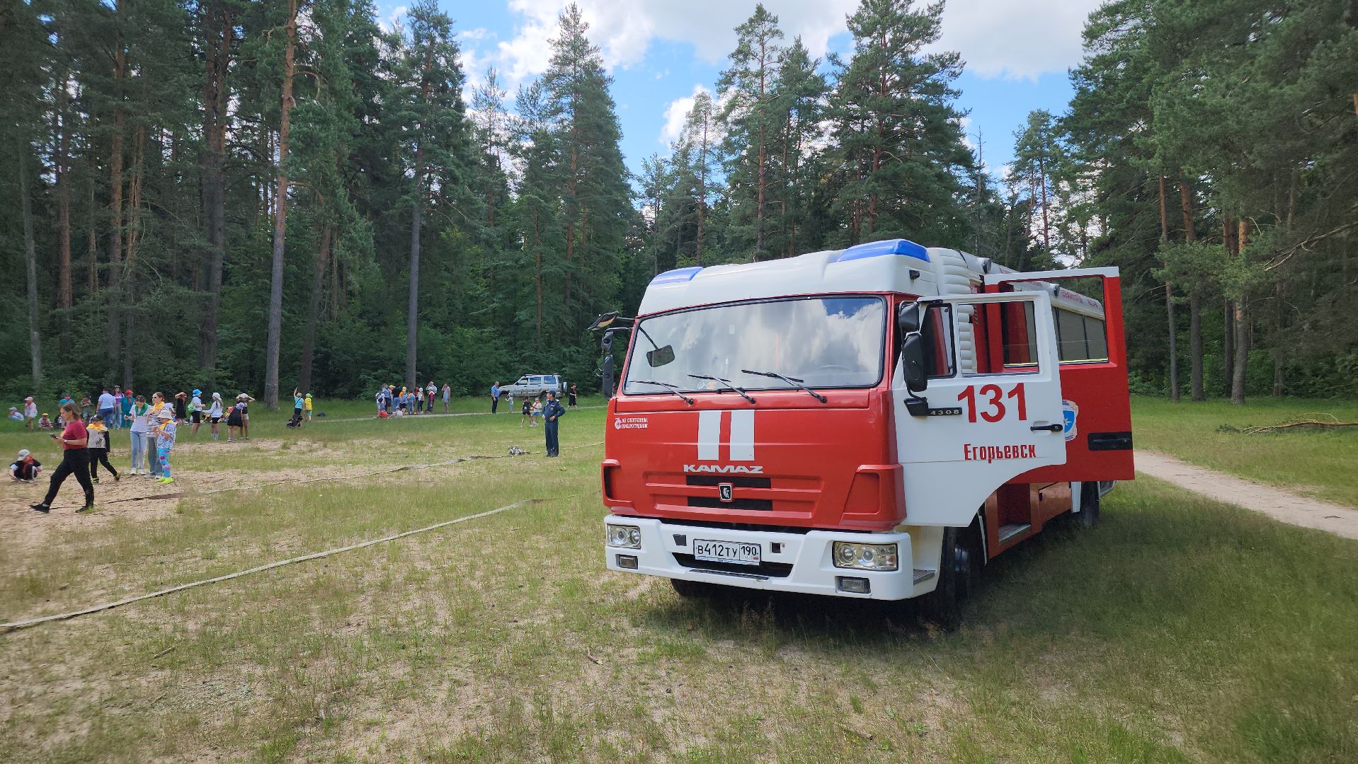 егорьевск, дети, день юного пожарного, пожарные, спасатели, игры,