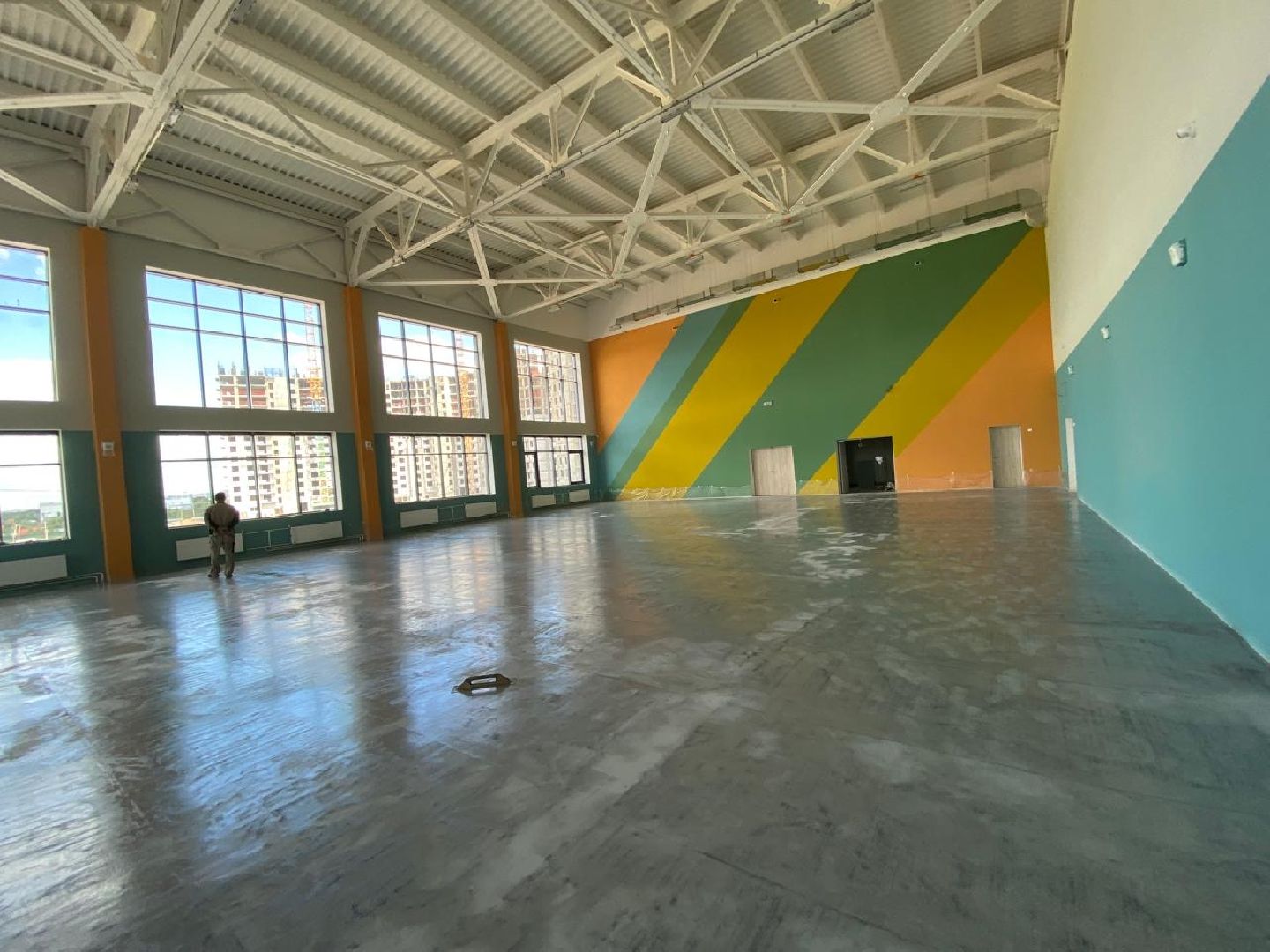 жк домодедово парк, Новая школа, Строительство школы, программа губернатора, Зеленая зона, подмосковье, готовность к открытию 1 сентября, Школа,