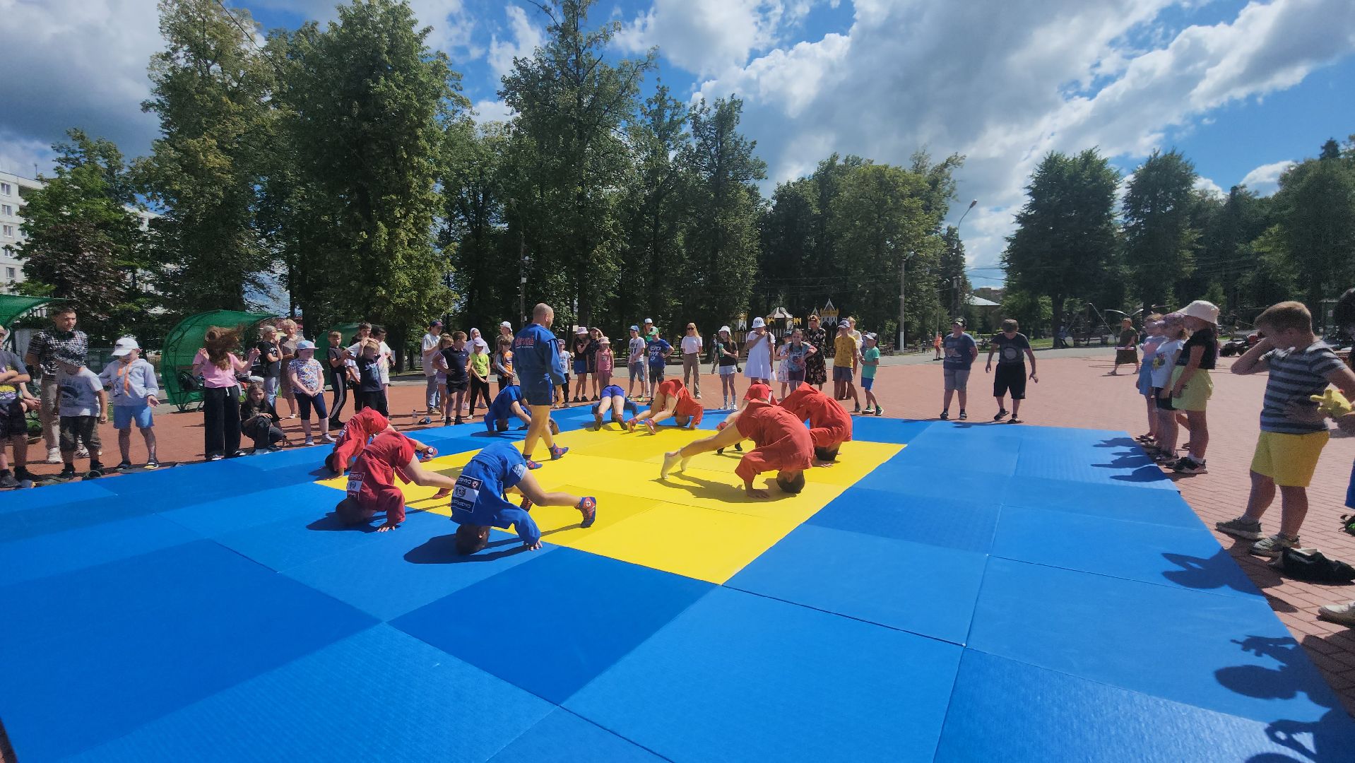 Павловский Посад, Городской округ Павловский Посад, Самбо, Занятия, Школьники, Упражнения,