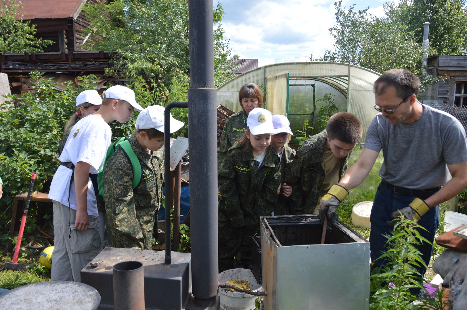шатура, филисово, экскурсия для школьников, пасека, школьное лесничество,