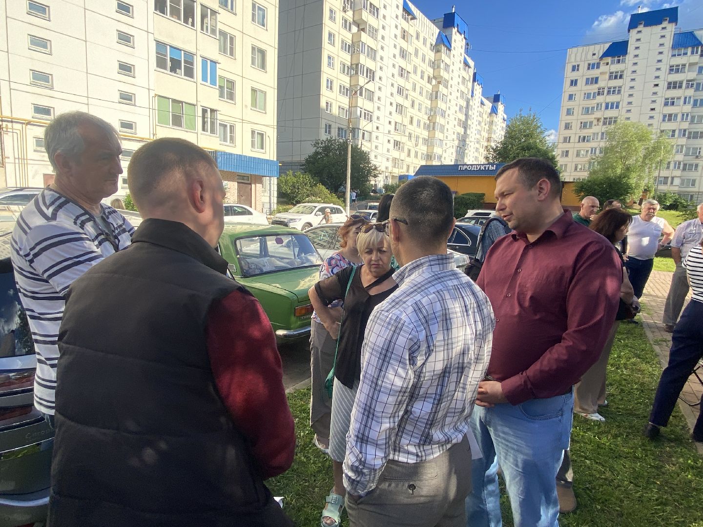 выездная администрация власиха, встреча с жителями власиха, власиха мкр Спортивный, благоустройство Власиха, капитальный ремонт сетей,