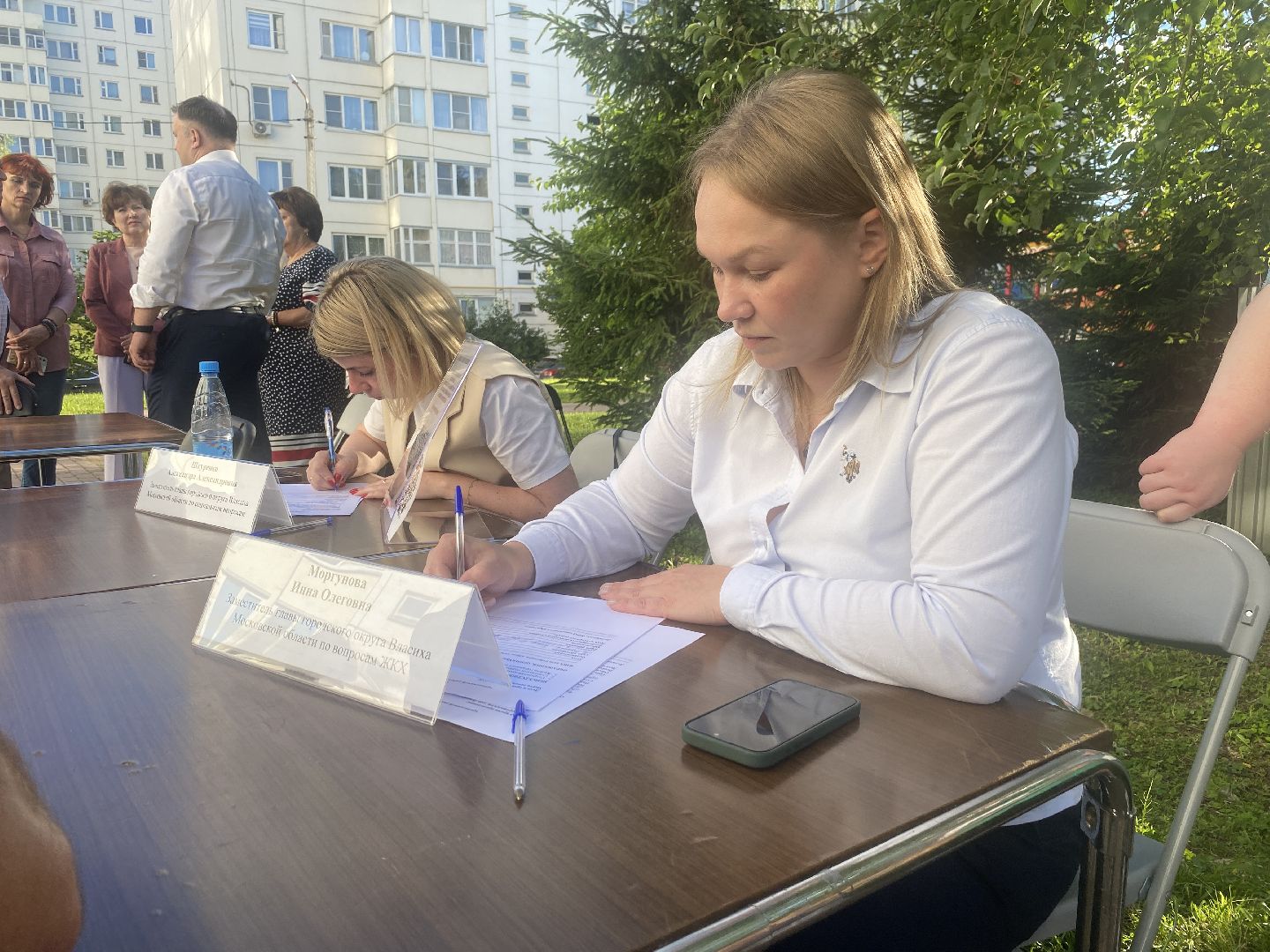 выездная администрация власиха, встреча с жителями власиха, власиха мкр Спортивный, благоустройство Власиха, капитальный ремонт сетей,