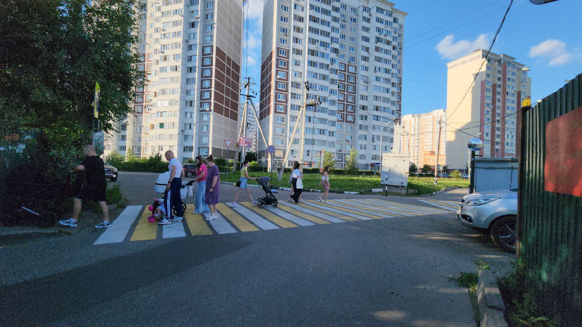 разметка дороги, Дороги, Лобня,