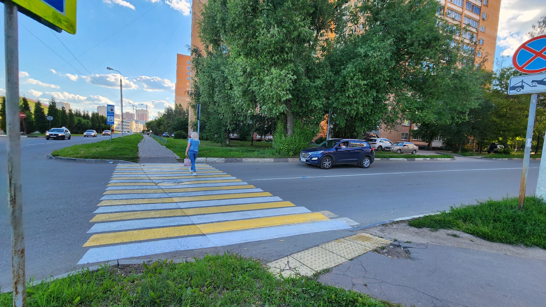 разметка дороги, Дороги, Лобня,