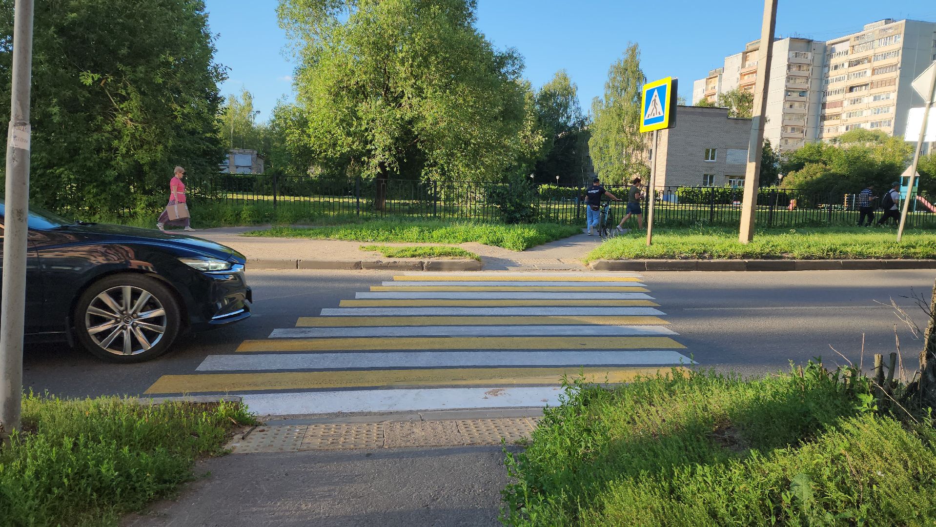 разметка дороги, Дороги, Лобня,